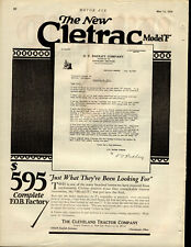 1917 Cleveland Tractors Advertisement Cletrac - Model F - Portland Distributor