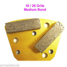 Trapezoid Htc Style Grinding Shoe Disc Plate - Medium Bond - 1620 Grit