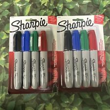 Sharpie Assorted Large Chisel Point Permanent Markers. 8 Pack 2 4-packs
