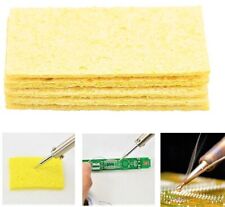 5 Pcs Soldering Iron Tip Cleaner Yellow Cleaning Sponges New Us Stock Free Ship