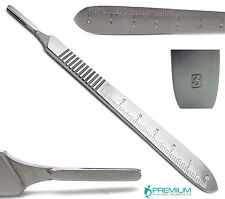 Surgical Scalpel Handle No. 3 Ruler 0-6cm Side Dental Stainless Steel New Knife