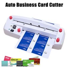 Electric Automatic Business Card Slitter Business Card Cutter 3.5x2 90x54mm