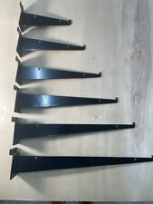 16 Black Shelf Knife Edge Bracket For Slat Wall Bracket Quantity 1  Lot309-08