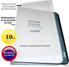 10 Mil 11 X 17 Clear Binding Covers 100pack Unpunched 11x17 Plastic Sheets