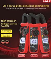 Uni-t True Rms Digital Clamp Meter Multimeter Ac Dc Volt Amp Ohm Cap Ncv Tester