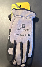 New Wlogo Carhartt Mens Work-flex High Dexterity Gloves Grayblack