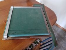 Vintage 13 Premier Brand Paper Cutter Industrial Paper Trimmer Guillotine Usa