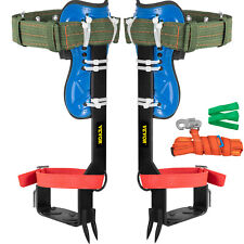Vevor 2 Gears Tree Climbing Spike Set 4 In 1 Alloy Adjustable Pole Safety Belt