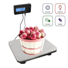 660 Lbs Lcd Display Digital Floor Bench Scale Postal Platform Shipping Scale