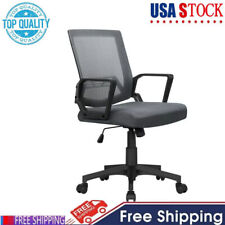 Adjustable Swivel Ergonomic Mesh Office Computer Chair Warmrests Task Desk Seat