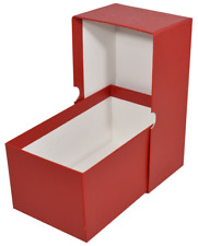 Currency Storage Red Box For Modern Regular Size Us Notes Banknote Bill Holder