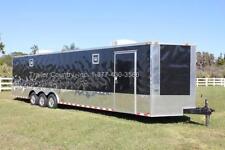 New 2023 8.5 X 32 8.5x32 Enclosed Race Cargo Car Hauler Trailer - Loaded 