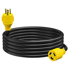 Generator Extension Cord 15 Ft 3 Prong Power Cable 10 3 30 Amp Adapter Plug New