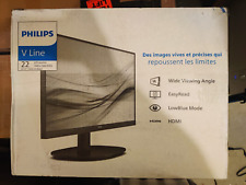 Philips 22 Inch Class Thin Full Hd 1920 X 1080 75hz Monitor Vesa Hdmi Vga