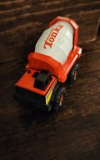Vintage 1998 Red And White Maisto Tonka Cement Mixer Diecast Plastic Truck