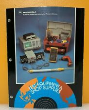 Motorola Test Equipment Shop Supplies Catalog.