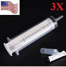 3pcs 150ml Plastic Syringe Reusable Big Large Hydroponics Nutrient Measuring