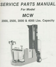 Yale Mcw 2k-4k Lbs Electric Walk Behind Forklift Service Parts Manual Itd-1425