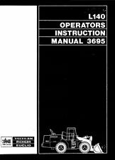 Wheel Loader Operator Instruction Manual Fits Volvo Bm Michigan Euclid L140