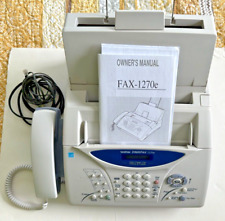 Brother Intellifax 1270e Fax Phone Copier Tested Working
