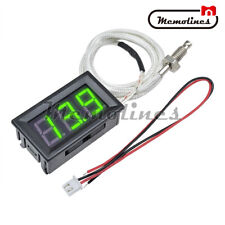 Digital Xh-b310 -30-800c Gauge Green Diaplay Thermometer K-type M6 Thermocouple