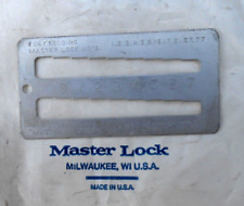 Master Padlock Key Gauge Rekeying Tool 0290-0371