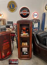 Rustoration 1950s Harley Davidson Gilbarco Gas Pump W Shelves - Mancave Decor