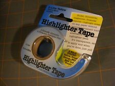 Lee Products 13475 Highlighter Tape .5x393 Yellow For Patterns Books New