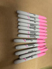 Lot Of 12 Count Sharpie Pink Ribbon Hope Fine Tip Pink Permanent Markers New