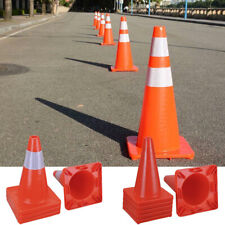 Pvc Traffic Safety Cones 28 Fluorescent Reflective Road Parking Orange Cones