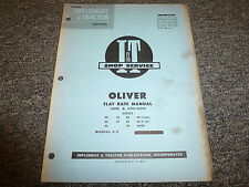 Oliver 99gm 99 4 6 Cyl 80 88 90 70 77 55 60 66 Tractor Flat Rate Manual O5