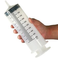 100-500ml Reusable Big Large Plastic Hydroponics Nutrient Measuring Syringe