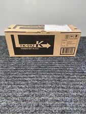 Genuine Kyocera Tk-592k M6026mfpfs-c5250dn Black Toner Cartridge 1t02kv0us0