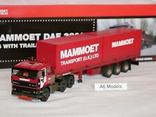 Wsi Models Mammoet Daf 3300 6x4 Flatbed Trailer 2 Containers Damaged Box