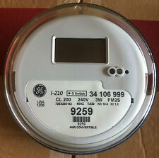 General Electric Ge - Watthour Meter Kwh Model I-210 240 Volts 200a Fm2s