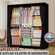 71 Heavy Duty Portable Closet Storage Organizer Wardrobe Clothes Rack Shelving