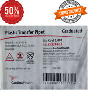 Cardinal Health Plastic Transfer Pipet Large Bulb 7.5ml Graduated Cat Ch5214-33