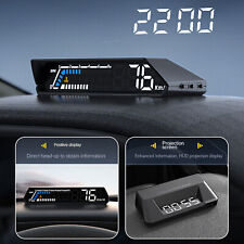 Head Up Display Car Vehicle Dual Screen Hud Multifunction Onboard Instrument Us