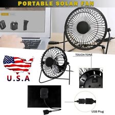Solar Powered Fan Mini Solar Ventilator Greenhouse Pet House Ventilation Q