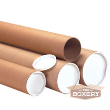 2x24 Kraft Mailing Shipping Packing Tubes 50cs From The Boxery