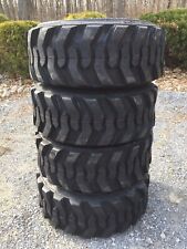 4 New 10-16.5 Skid Steer Tires With Rim Guard -10x16.5 12 Ply-for Bobcat Other