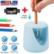 Automatic Electric Pencil Sharpener Battery Operated For Home School Classroom