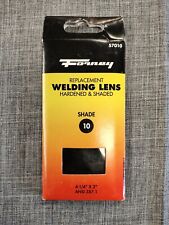 Vintage Forney Replacement Welding Lens Hardened Shaded 10 4.25x2 57010