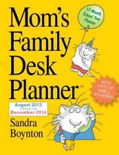 Moms Family 2014 Desk Planner - Calendar By Boynton Sandra - Very Good