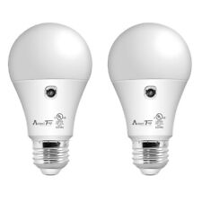 2 Pack Dusk To Dawn Light Bulb A19 Led Sensor Bulbs Automatic Onoff 800 Lumen