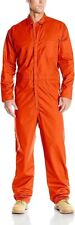 Mens 4xl 5xl Long-sleeve Orange Cotton Jumpsuitcoveralls Prisoner Costume