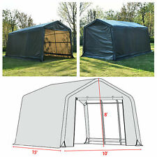 10x10 10x15 10x20 Ft Car Tent Canopy Carport Portable Storage Shed Garage