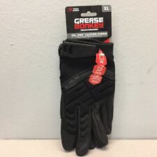 Grease Monkey 25308 Gel-pro Leather Hybrid Mechanic Gloves Xl