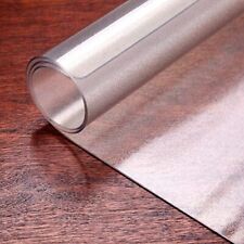 Frosted Clear Desk Protector Mat 1.5mm Thick 12x24 In