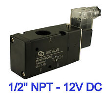 12 3 Way 2 Position Electric Directional Control Air Solenoid Valve 12v Dc